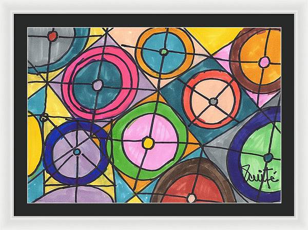 Art 1 Collection C - Framed Print