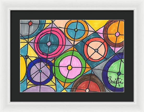 Art 1 Collection C - Framed Print