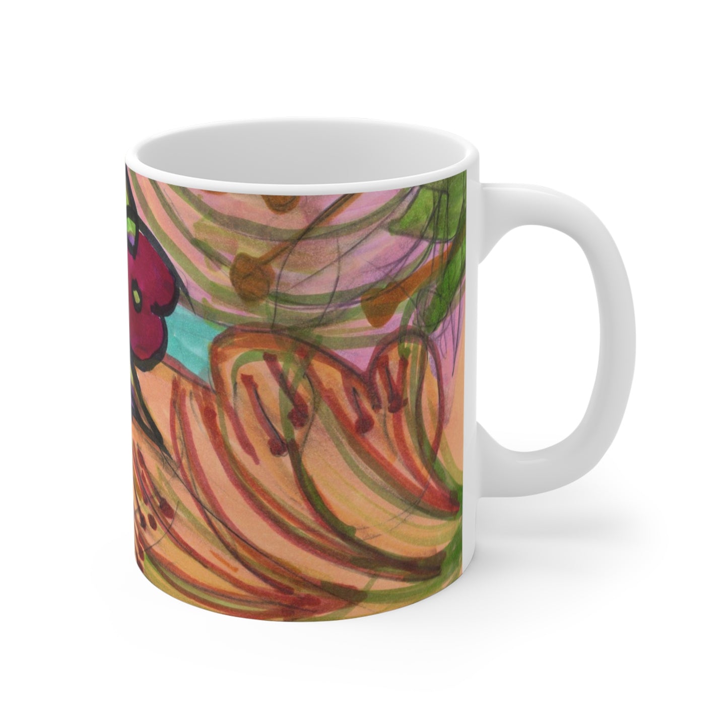 Art 3 Mug from Collection A by LuisFe