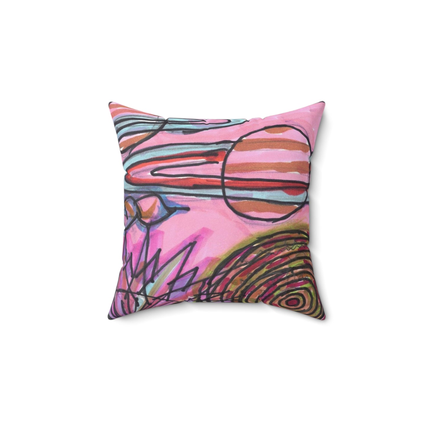 Art 7 Pillow from Collection B by LuisFe