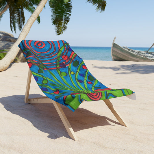 Art 10 Beach Towel from Collection C by LuisFe