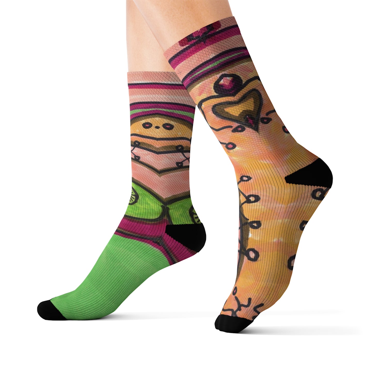 Art 4 Socks from Collection A by LuisFe