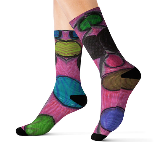 Art 4 Socks from Collection B by LuisFe