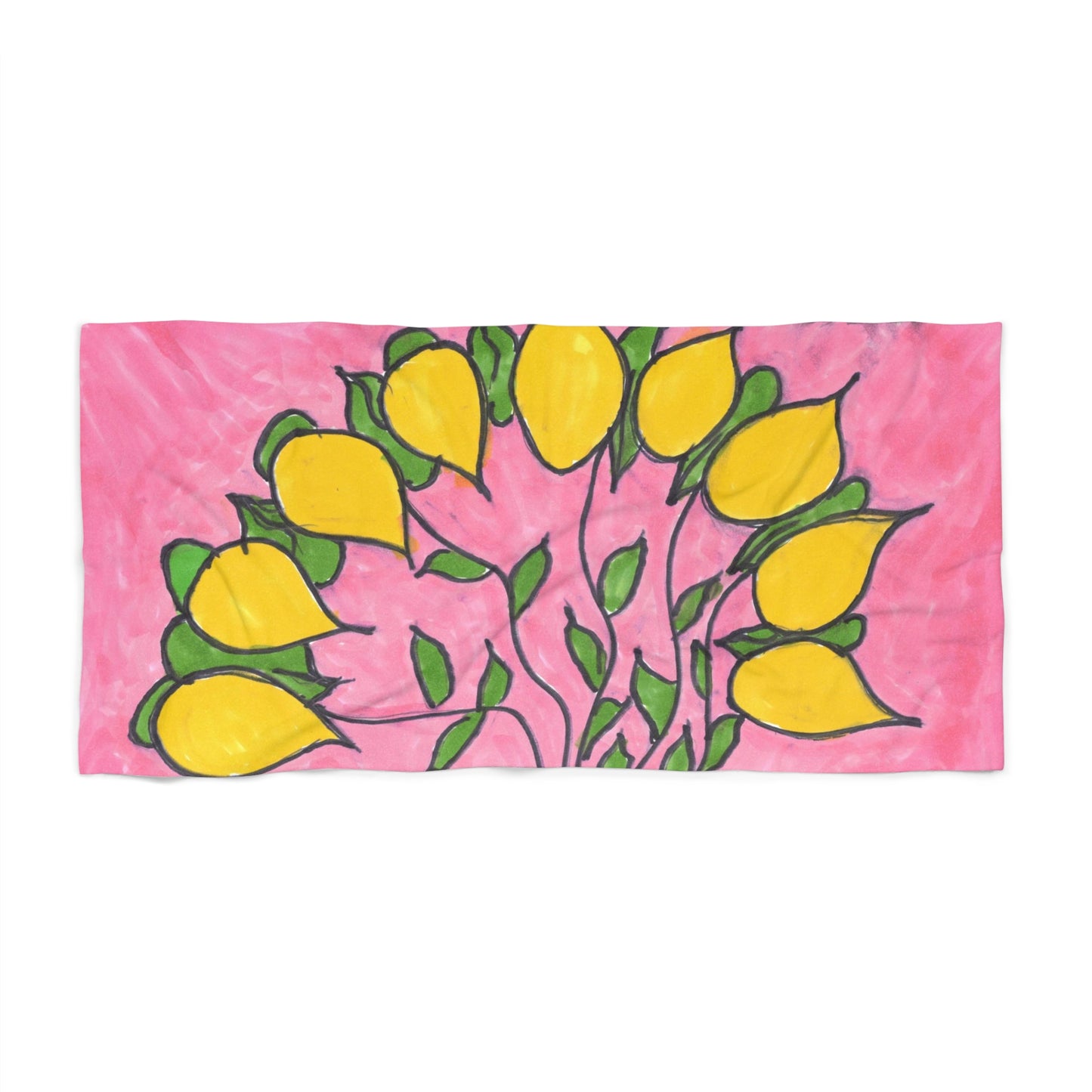 Art 8 Beach Towel from Collection C by LuisFe