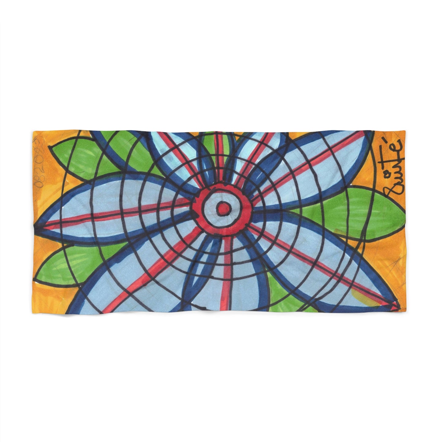 Art 4 Beach Towel from Collection C by LuisFe