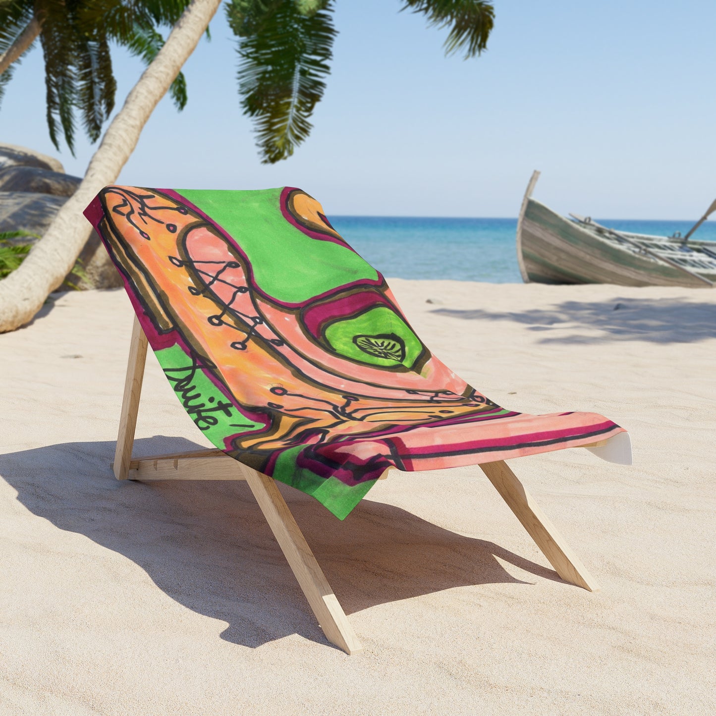 Art 4 Beach Towel from Collection A by LuisFe