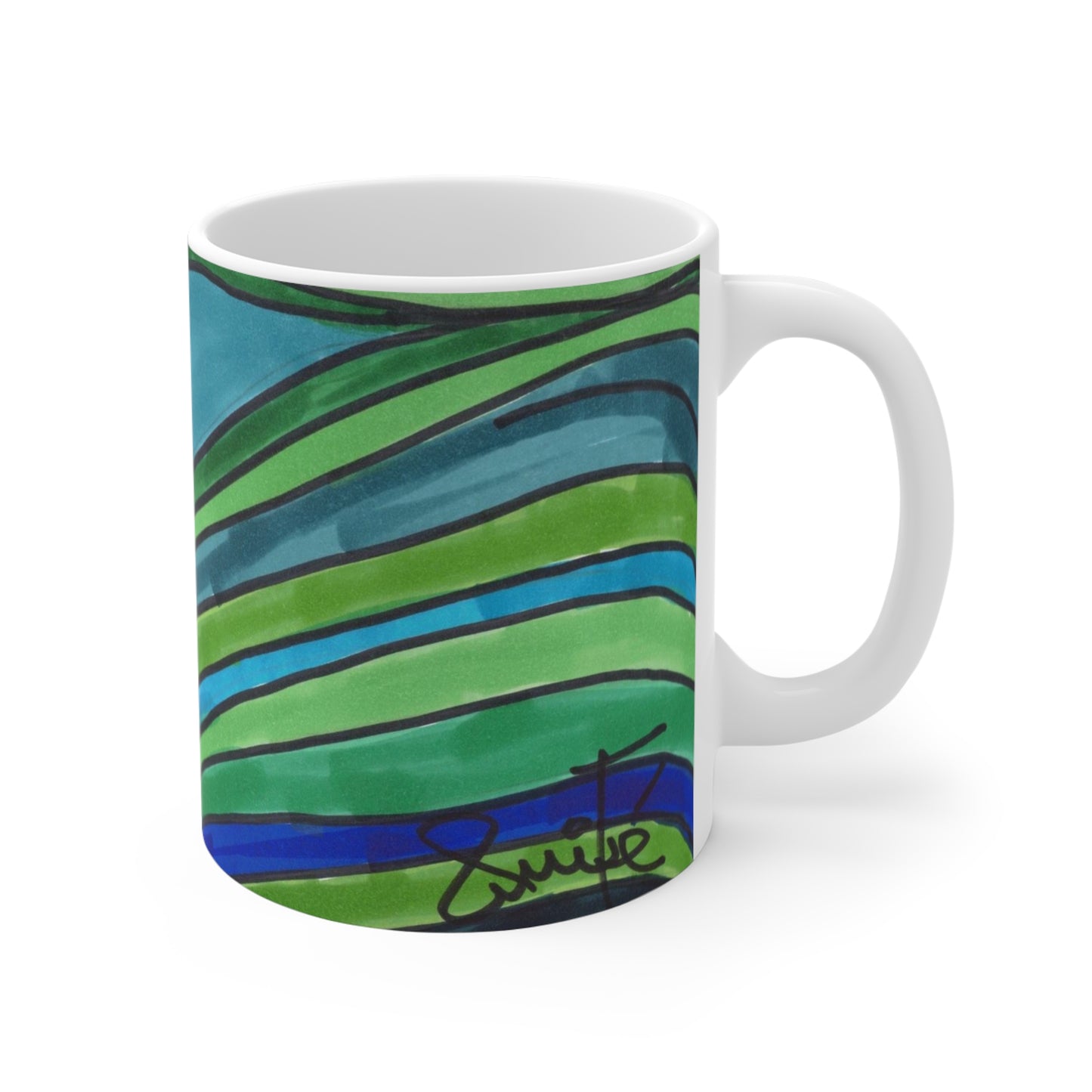 Art 11 Mug from Collection A by LuisFe