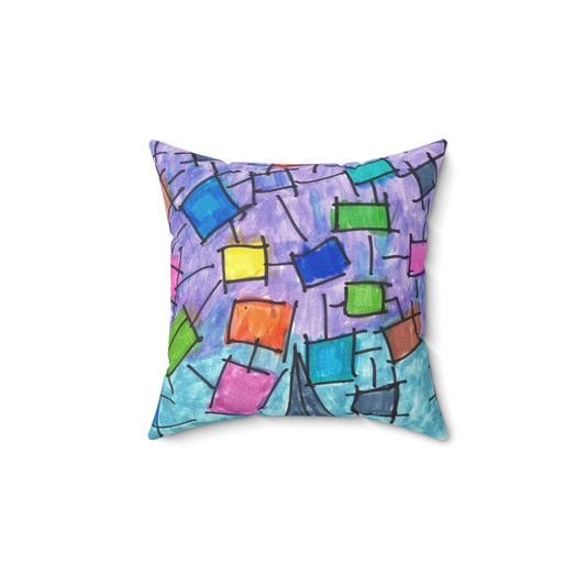 Art 3 Pillow from Collection B by LuisFe