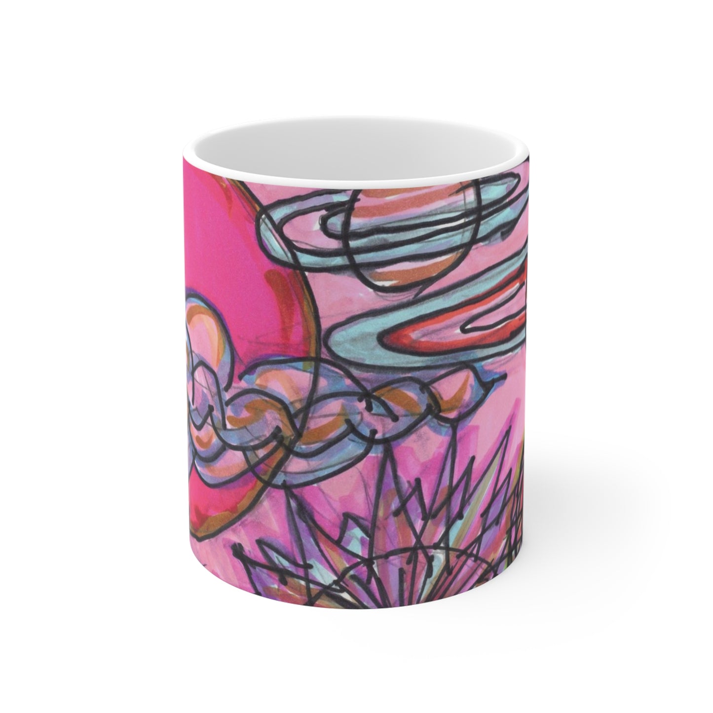 Art 7 Mug from Collection B by LuisFe