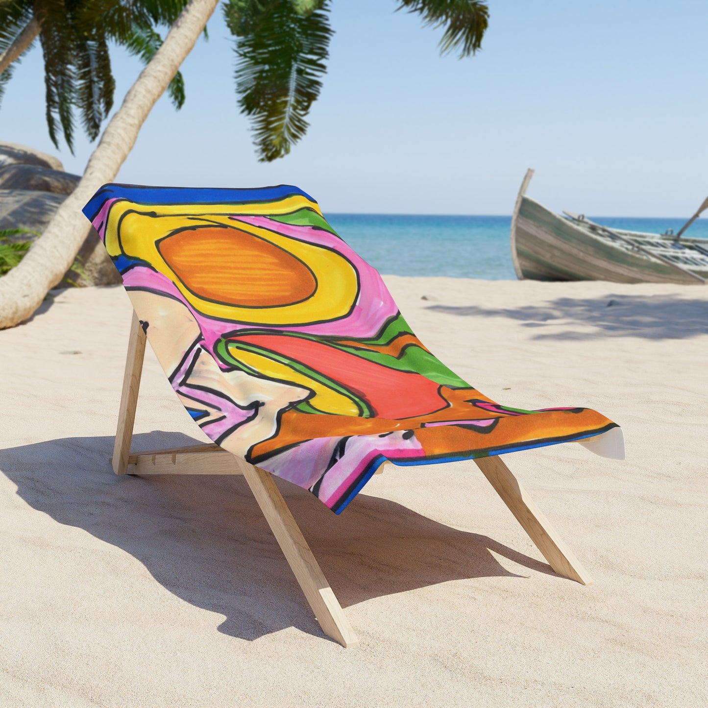 Art 13 Beach Towel from Collection C by LuisFe