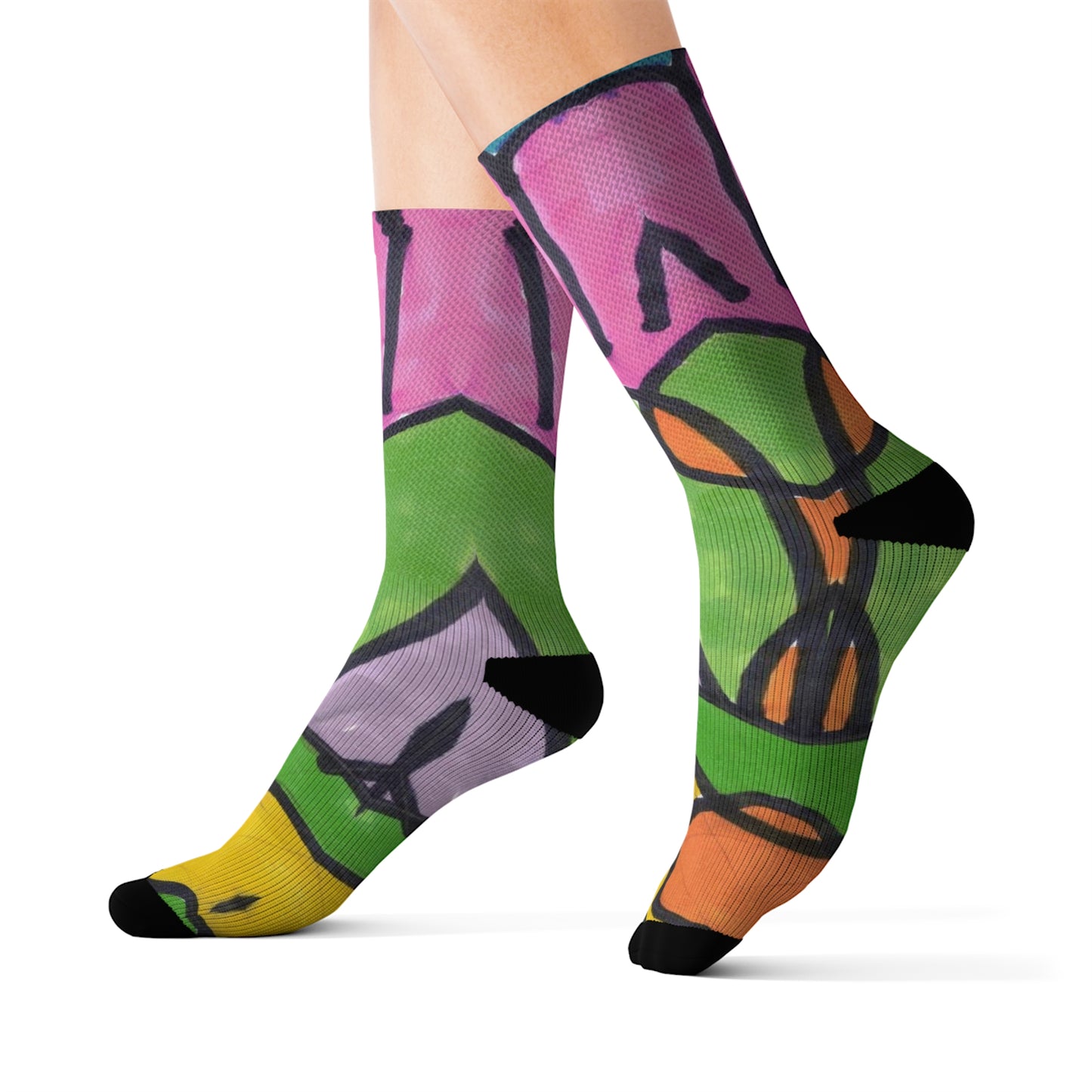 Art 7 Socks from Collection C by LuisFe