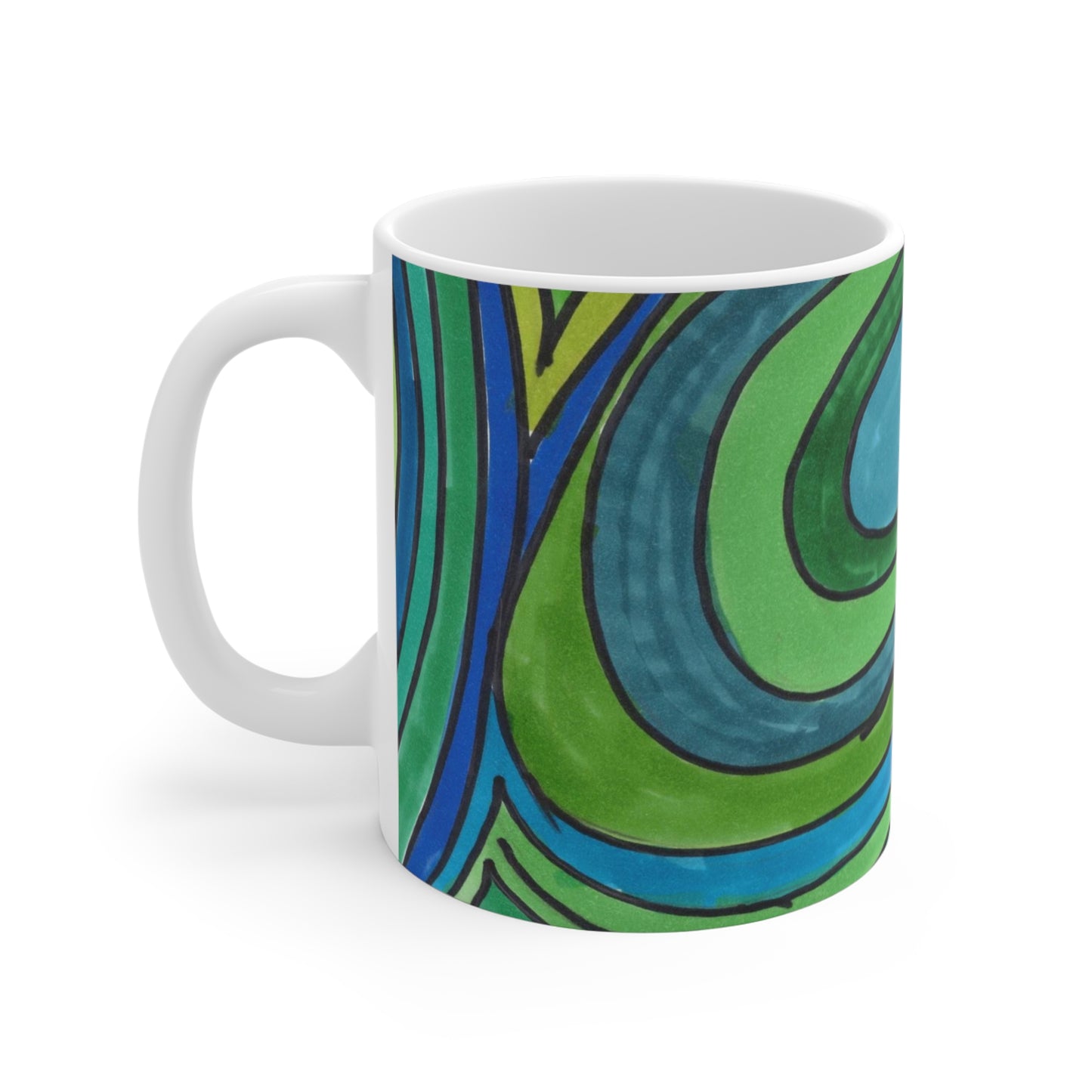 Art 11 Mug from Collection A by LuisFe