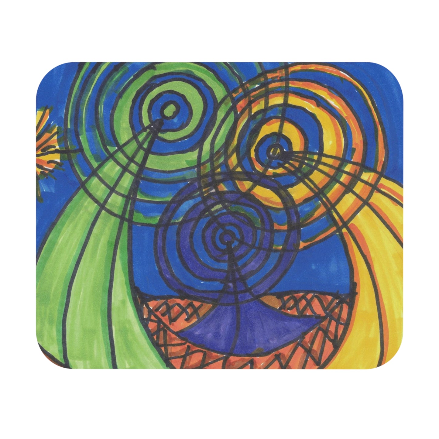 Art 9 Mouse Pad from Collection B by LuisFe