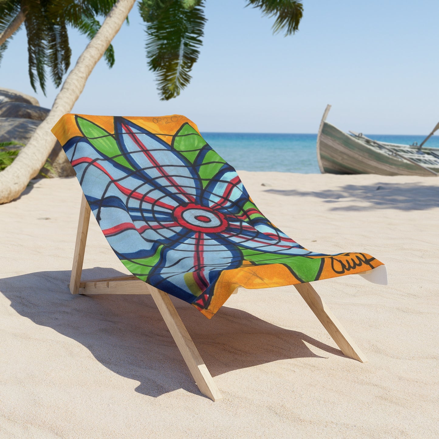 Art 4 Beach Towel from Collection C by LuisFe