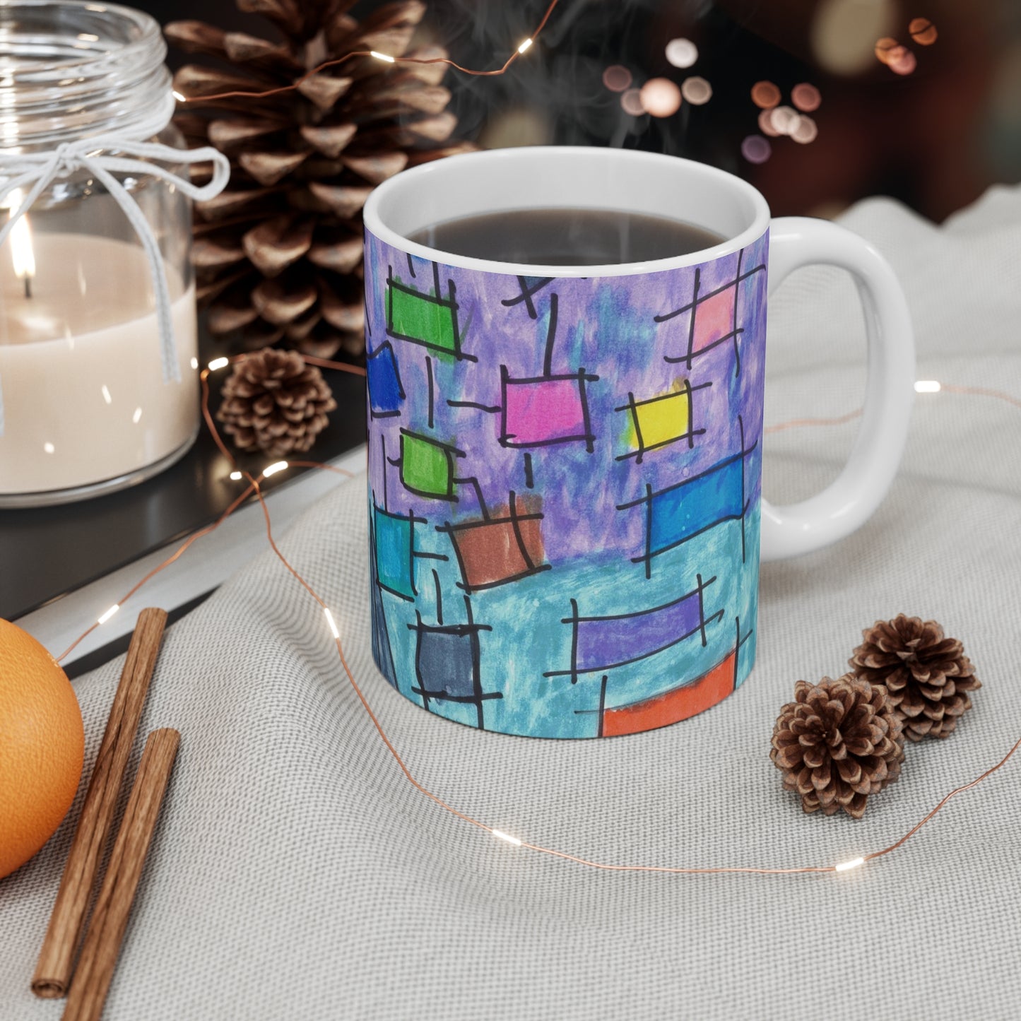 Art 3 Mug from Collection B by LuisFe