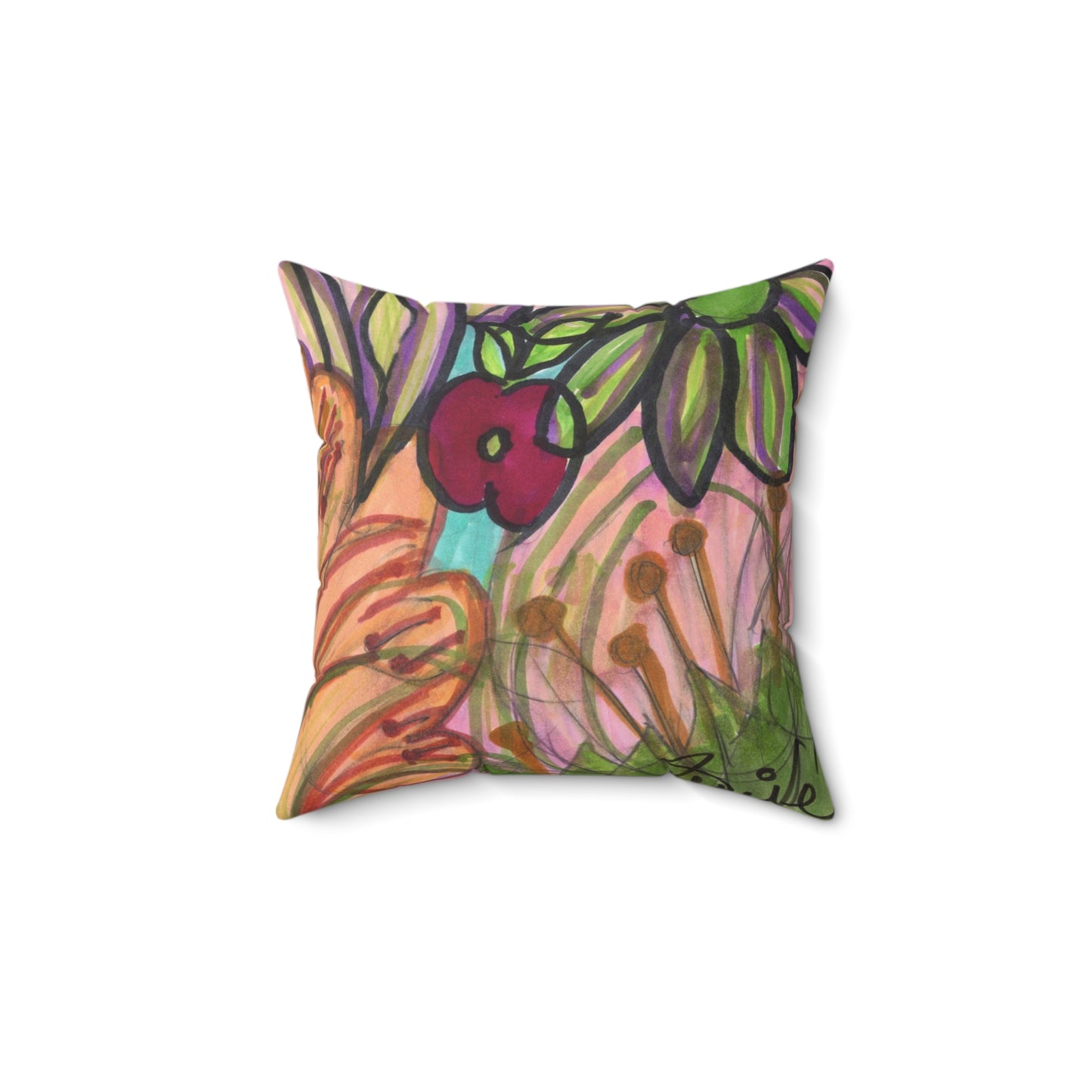 Art 3 Pillow from Collection A by LuisFe