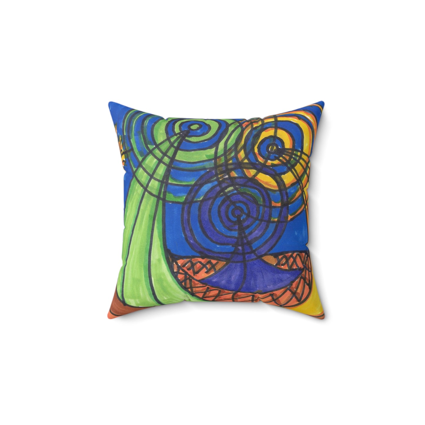 Art 9 Pillow from Collection B by LuisFe