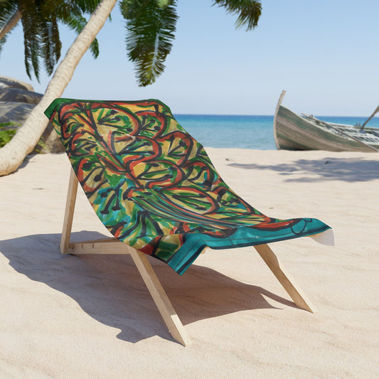 Art 1 Beach Towel from Collection A by LuisFe