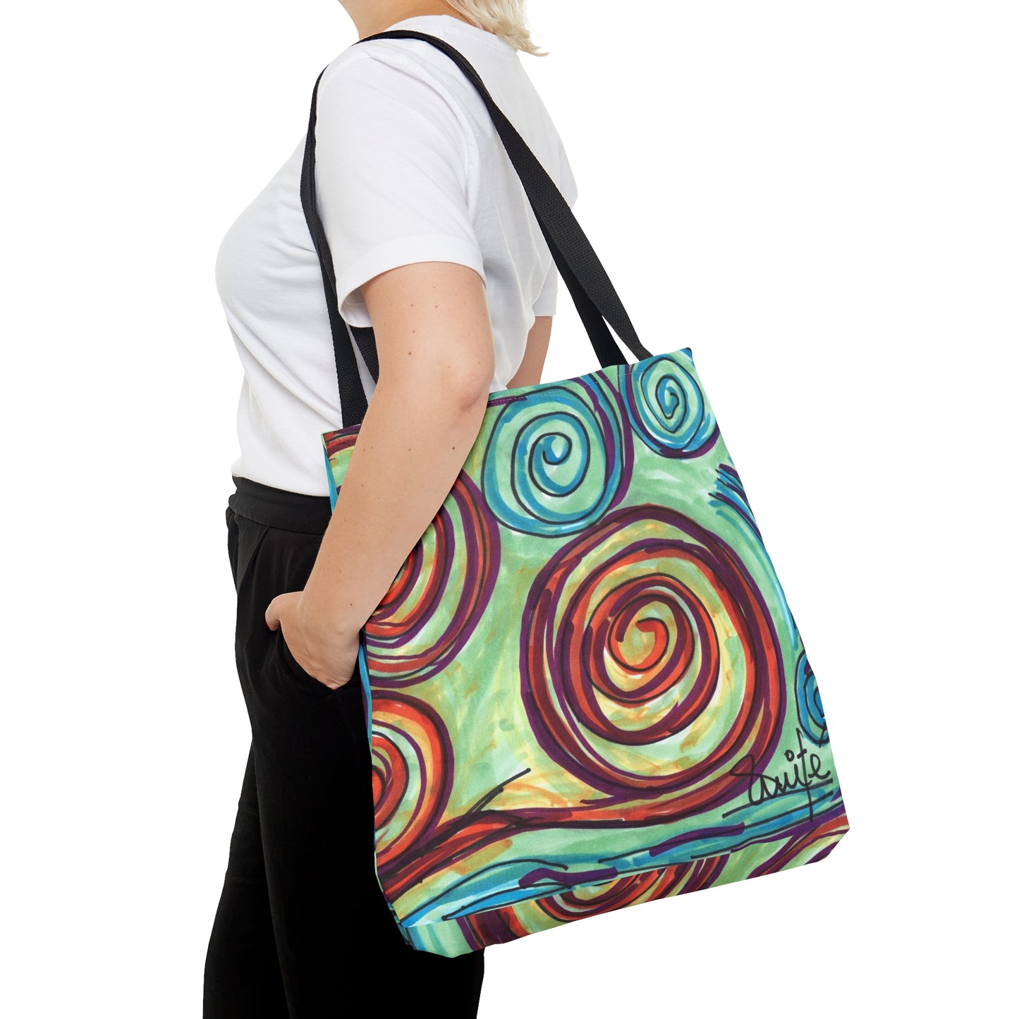 Art 6 Tote Bag from Collection B by LuisFe