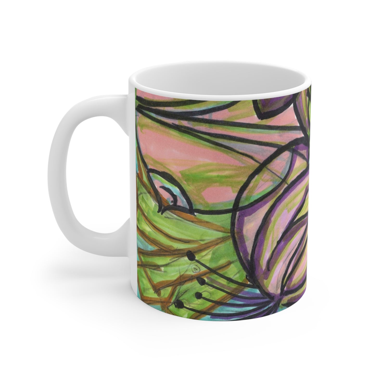 Art 3 Mug from Collection A by LuisFe