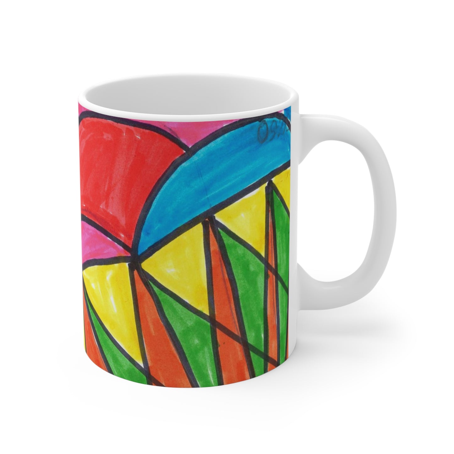 Art 6 Mug from Collection C by LuisFe