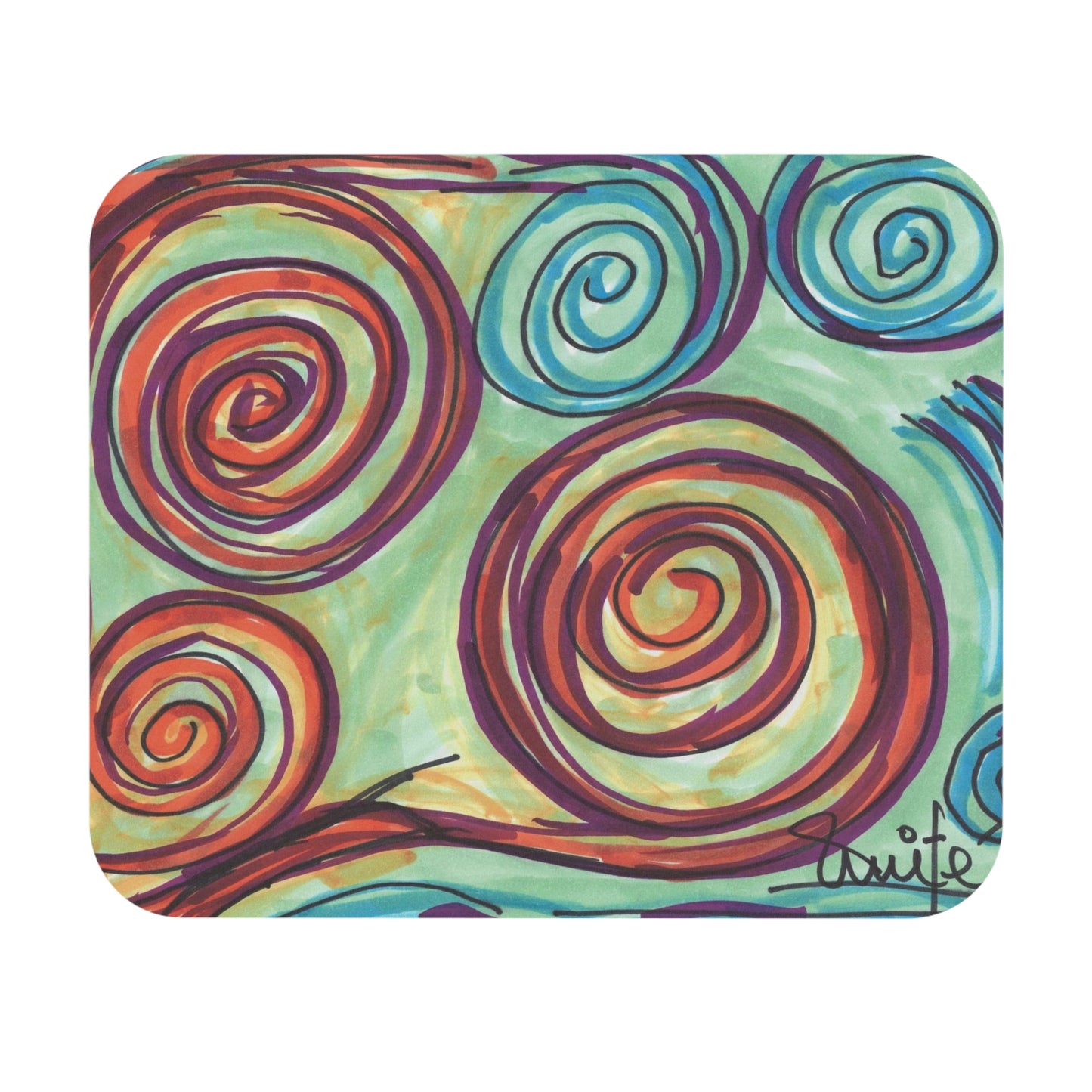 Art 6 Mouse Pad from Collection B by LuisFe