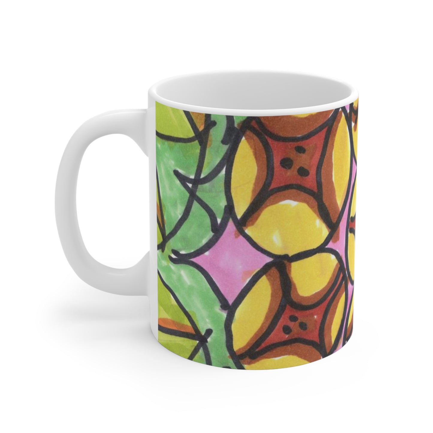 Art 9 Mug from Collection C by LuisFe