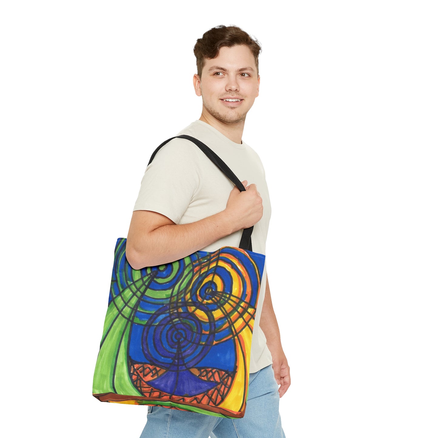 Art 9 Tote Bag from Collection B by LuisFe