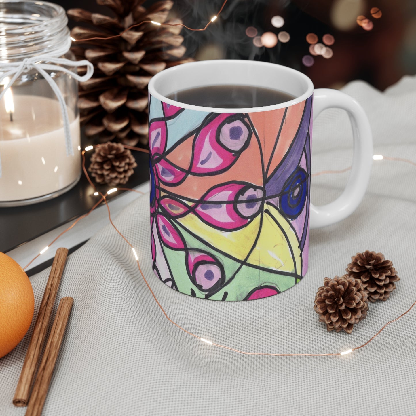 Art 6 Mug from Collection A by LuisFe