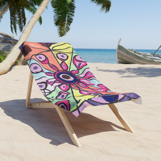 Art 6 Beach Towel from Collection A by LuisFe