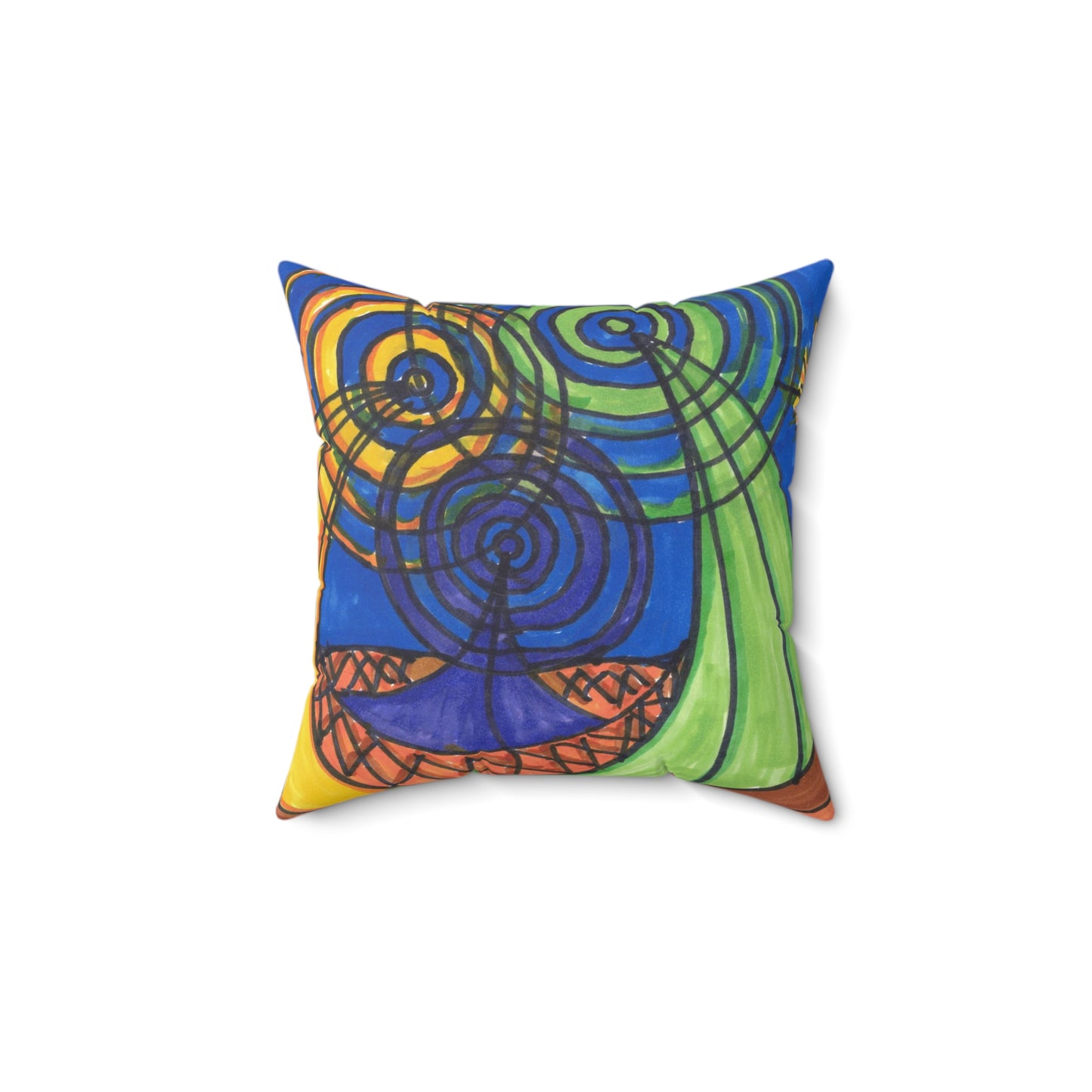 Art 9 Pillow from Collection B by LuisFe