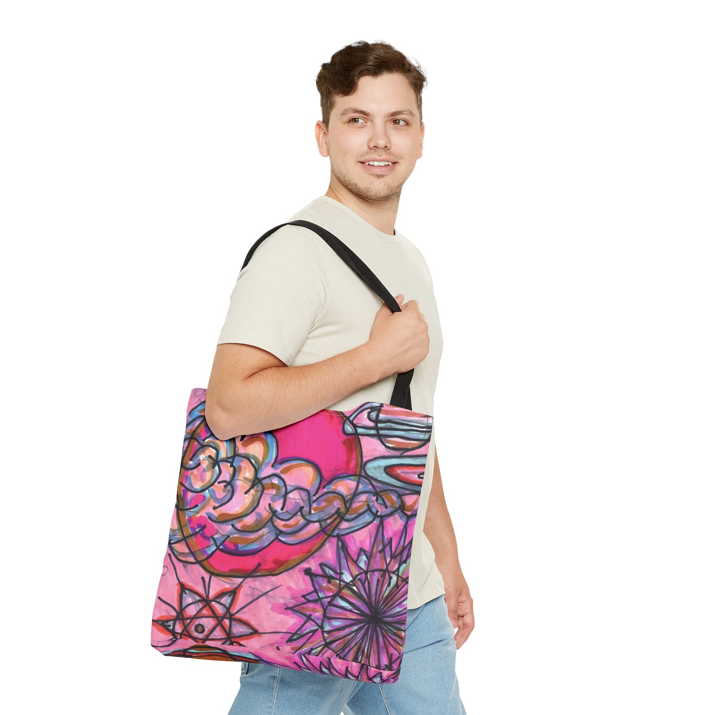 Art 7 Tote Bag from Collection B by LuisFe