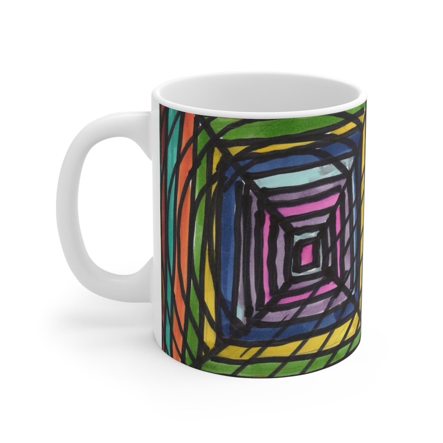 Art 3 Mug from Collection C by LuisFe