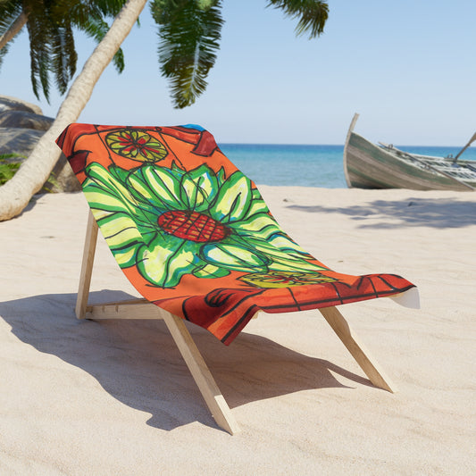 Art 5 Beach Towel from Collection A by LuisFe