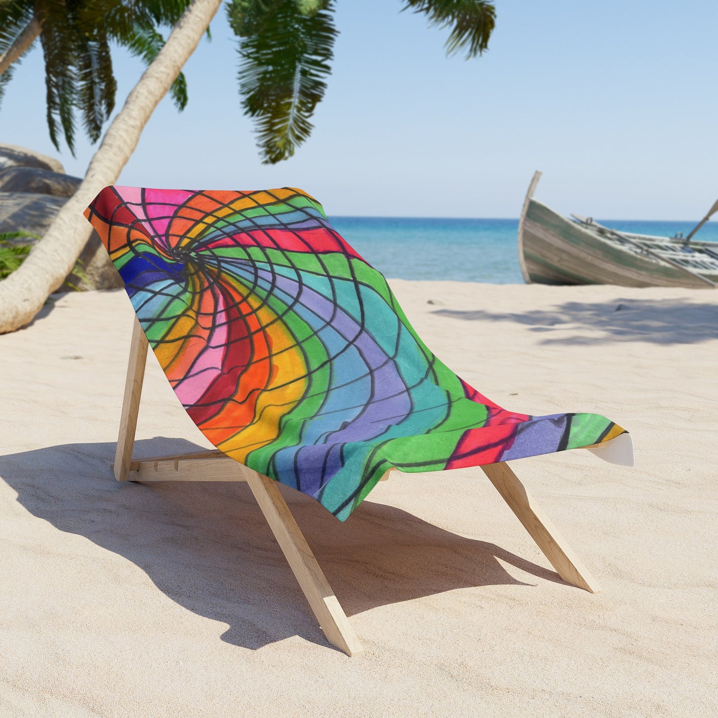 Art 2 Beach Towel from Collection A by LuisFe