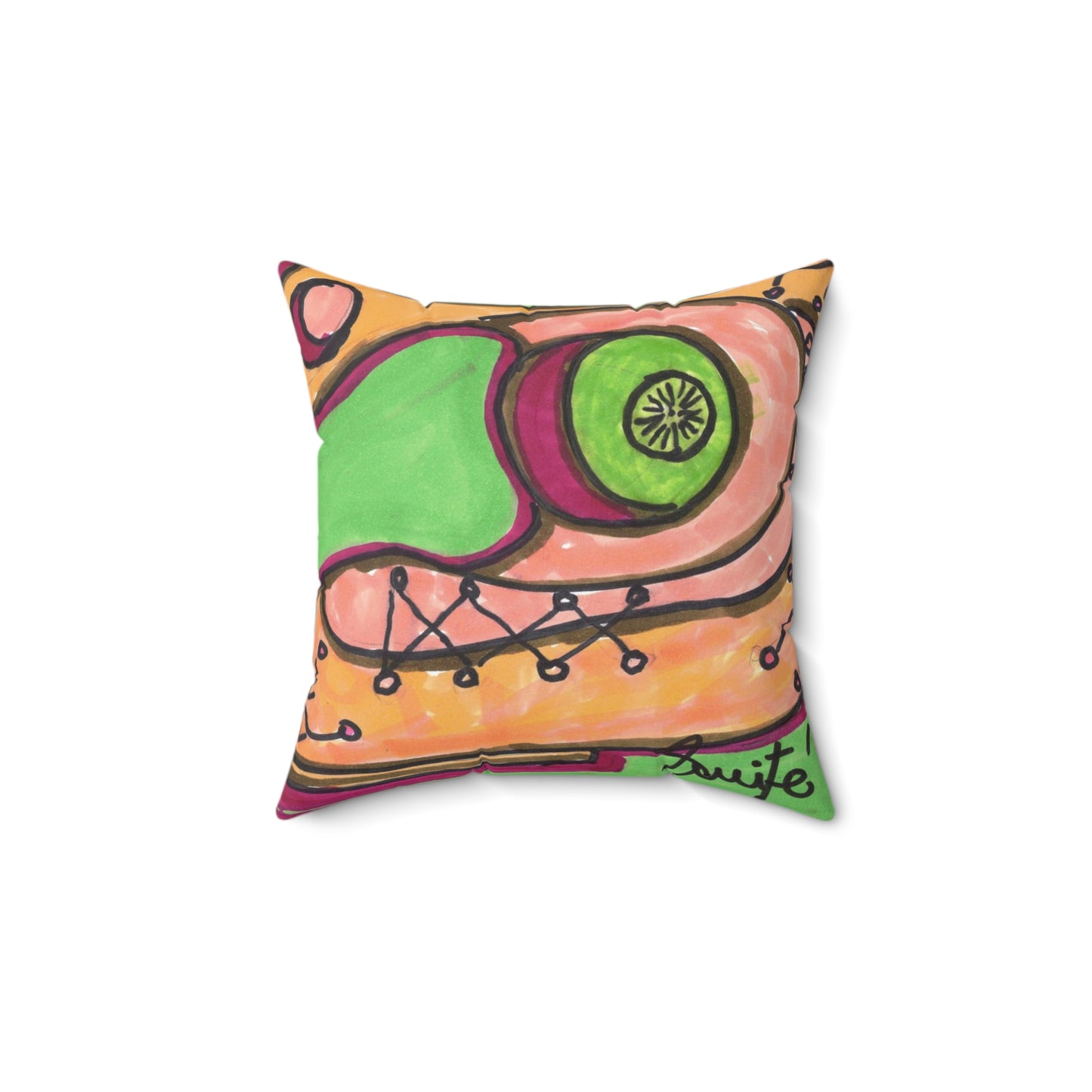 Art 4 Pillow from Collection A by LuisFe