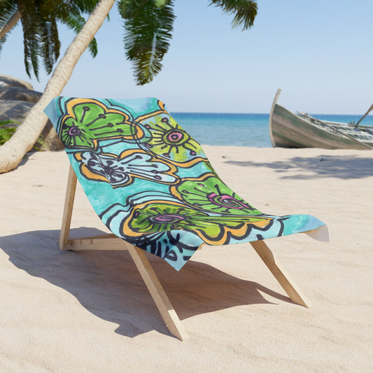 Art 12 Beach Towel from Collection B by LuisFe