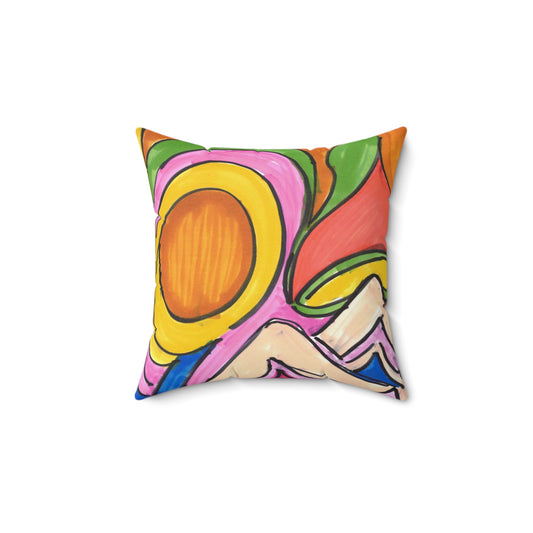 Art 13 Pillow from Collection C by LuisFe