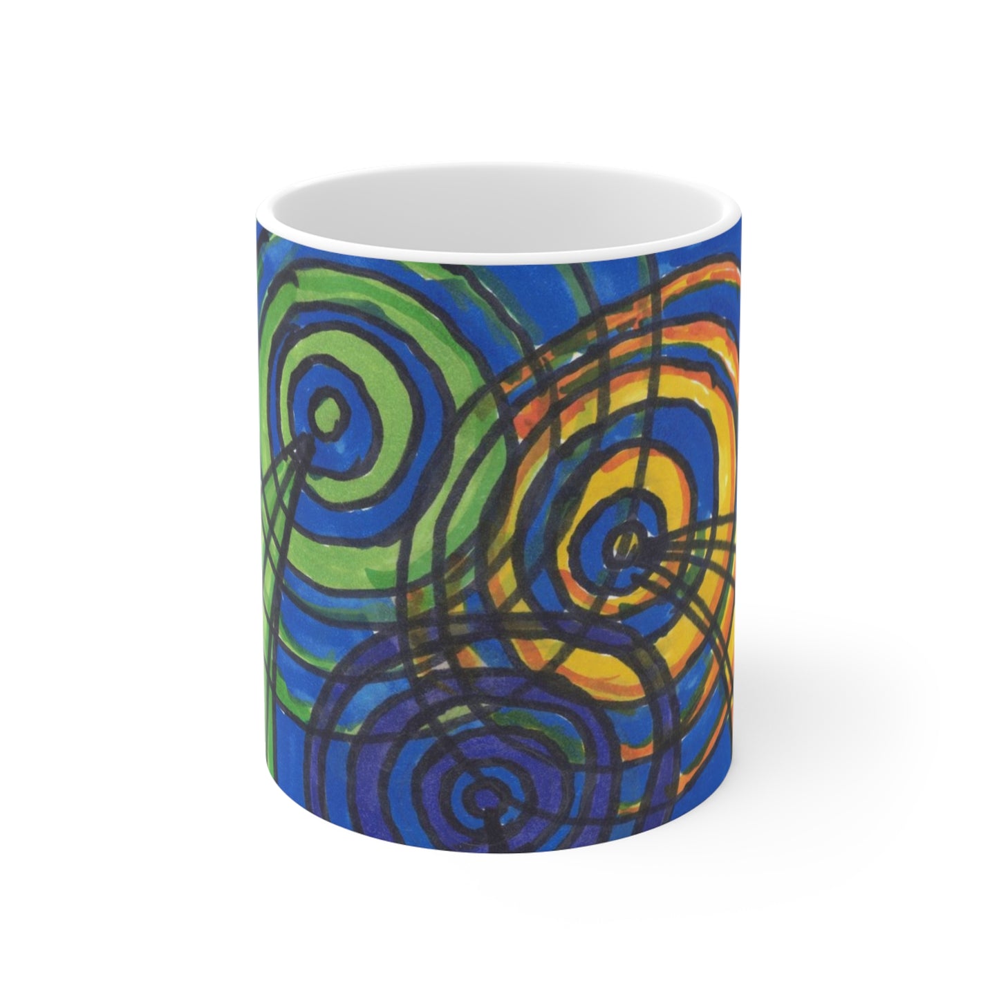 Art 9 Mug from Collection B by LuisFe