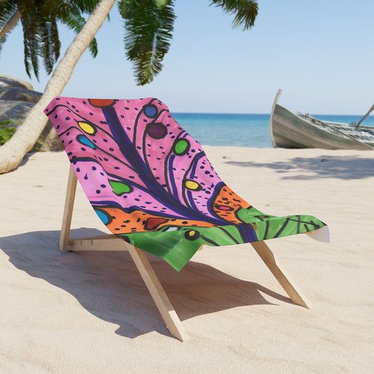 Art 10 Beach Towel from Collection A by LuisFe