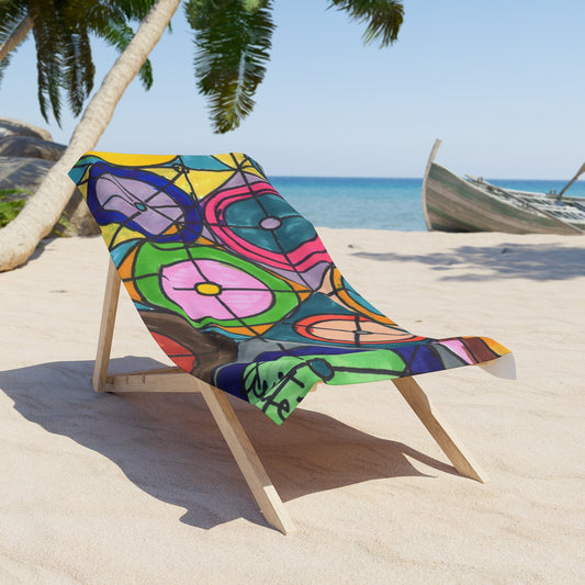 Art 1 Beach Towel from Collection C by LuisFe