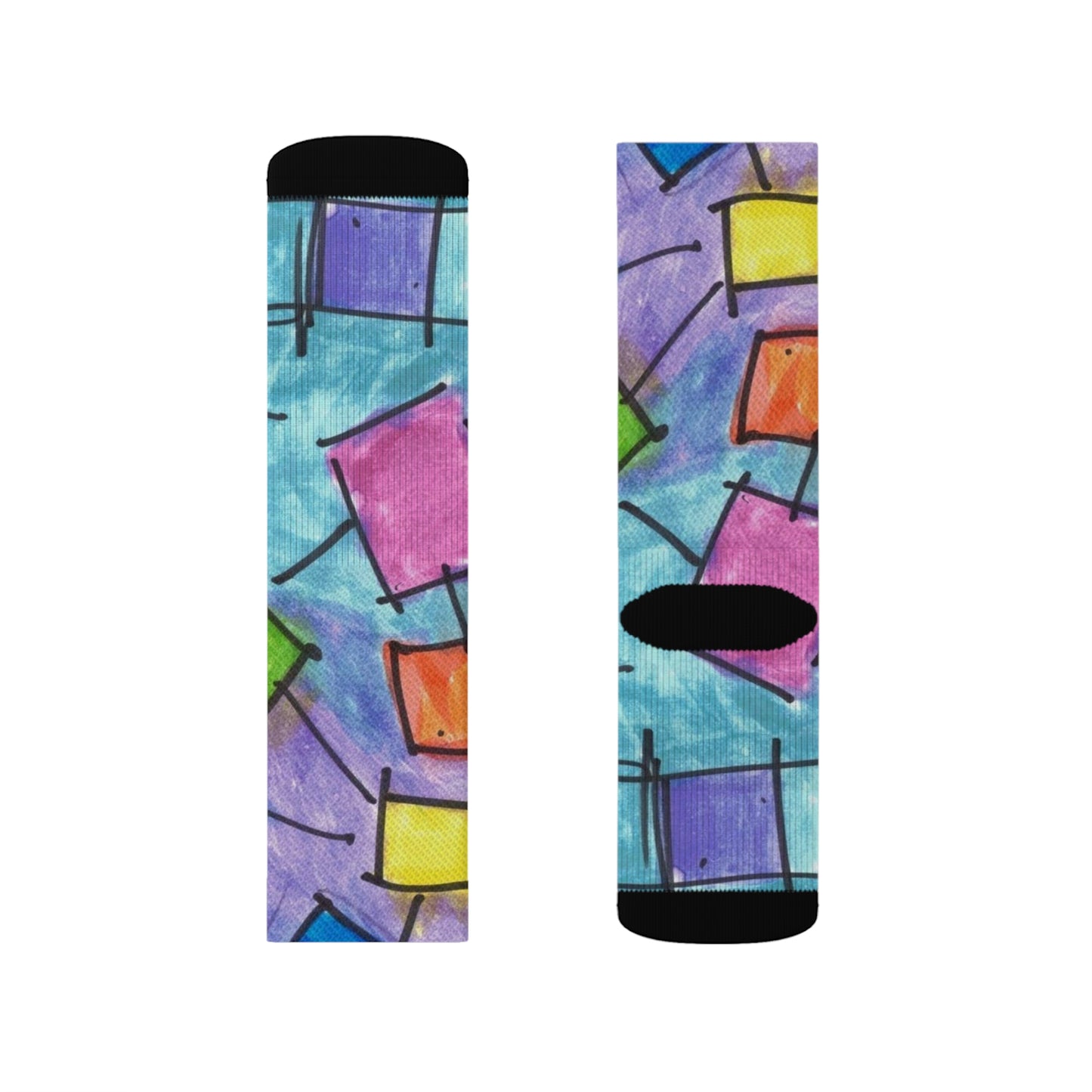 Art 3 Socks from Collection B by LuisFe