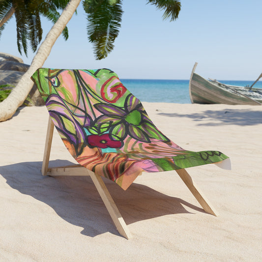 Art 3 Beach Towel from Collection A by LuisFe