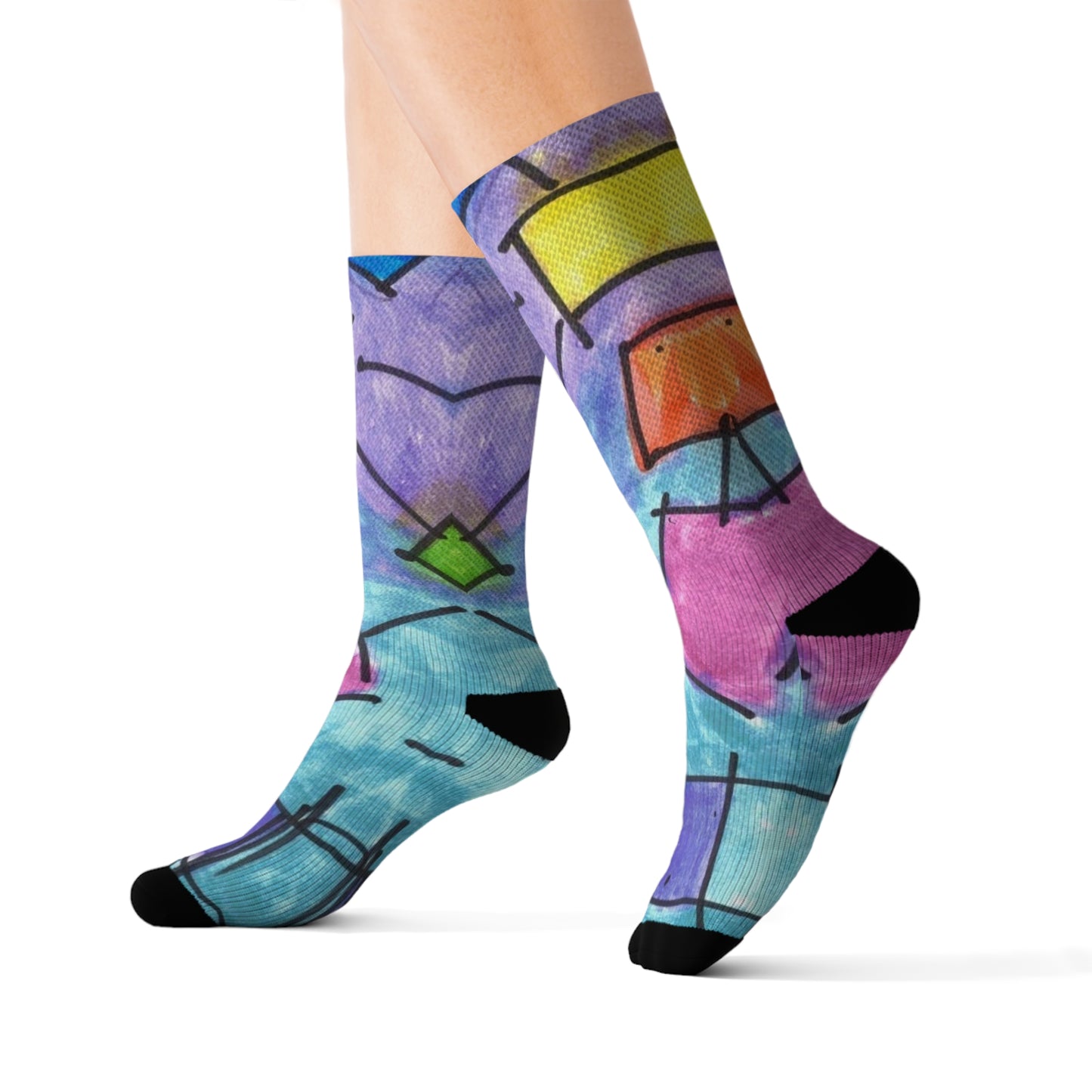 Art 3 Socks from Collection B by LuisFe