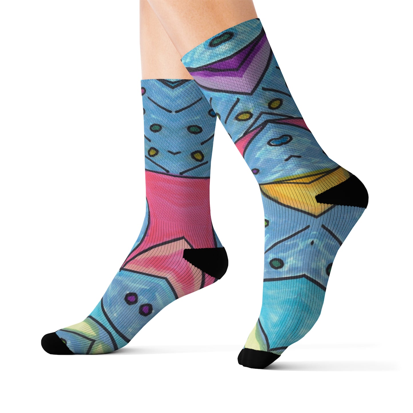 Art 8 Socks from Collection A by LuisFe