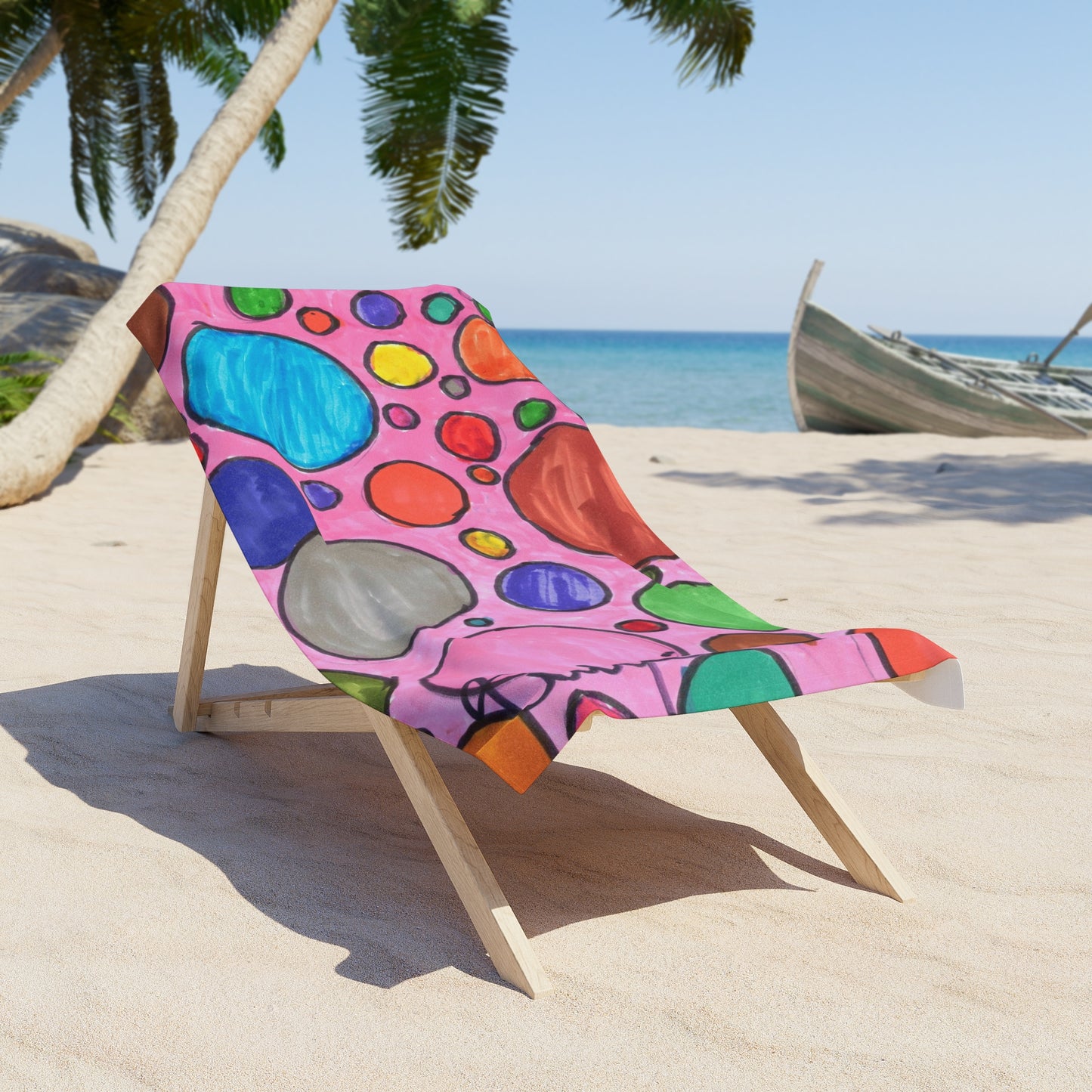 Art 8 Beach Towel from Collection B by LuisFe