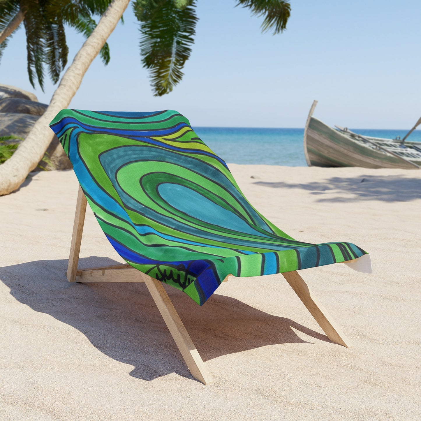 Art 11 Beach Towel from Collection A by LuisFe