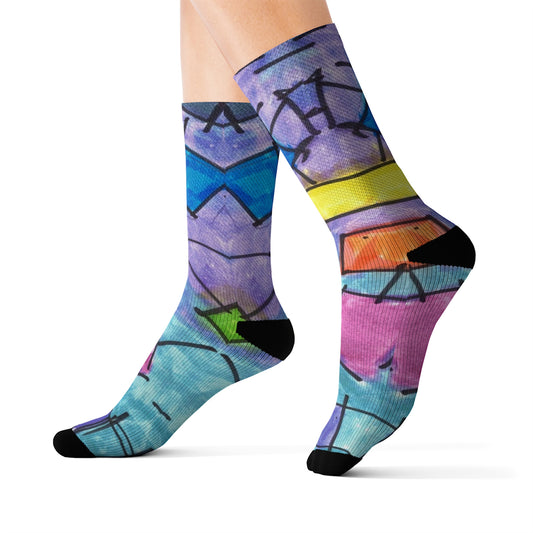 Art 3 Socks from Collection B by LuisFe