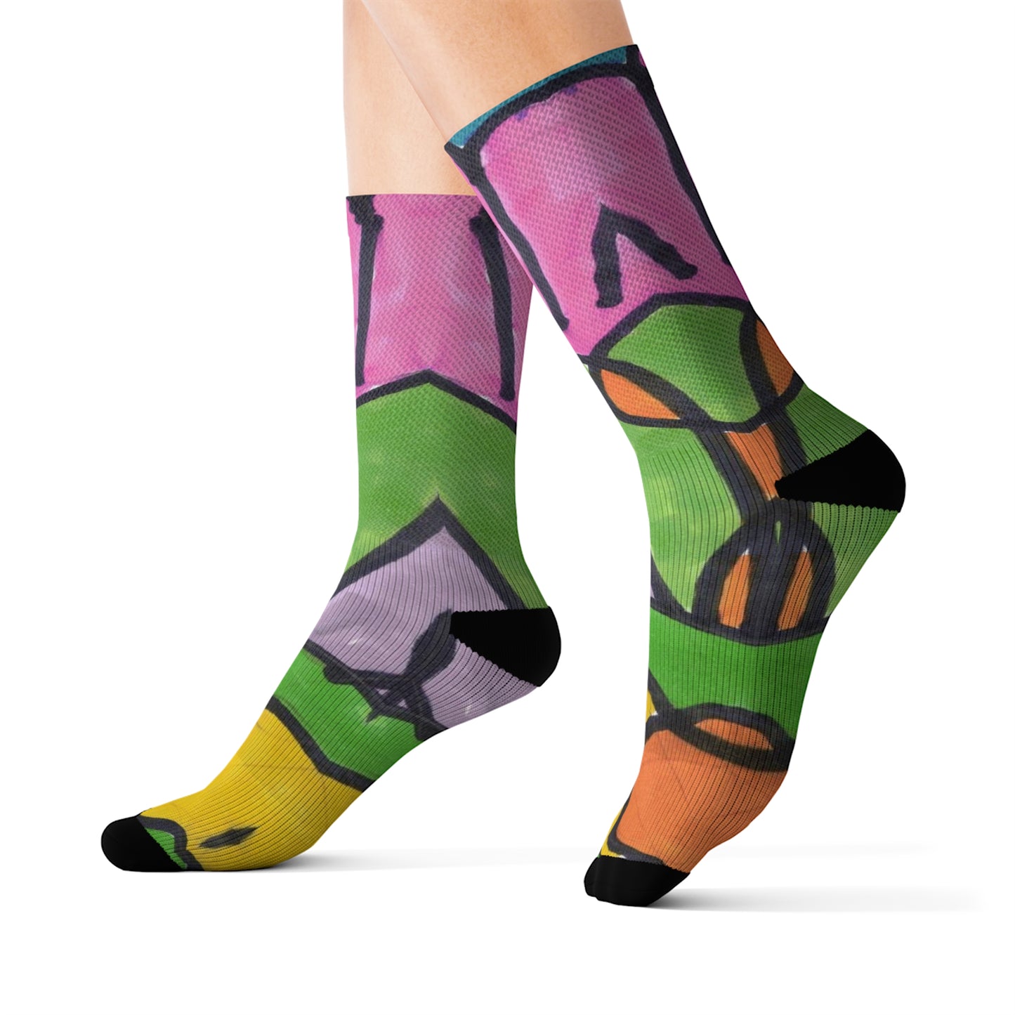 Art 7 Socks from Collection C by LuisFe