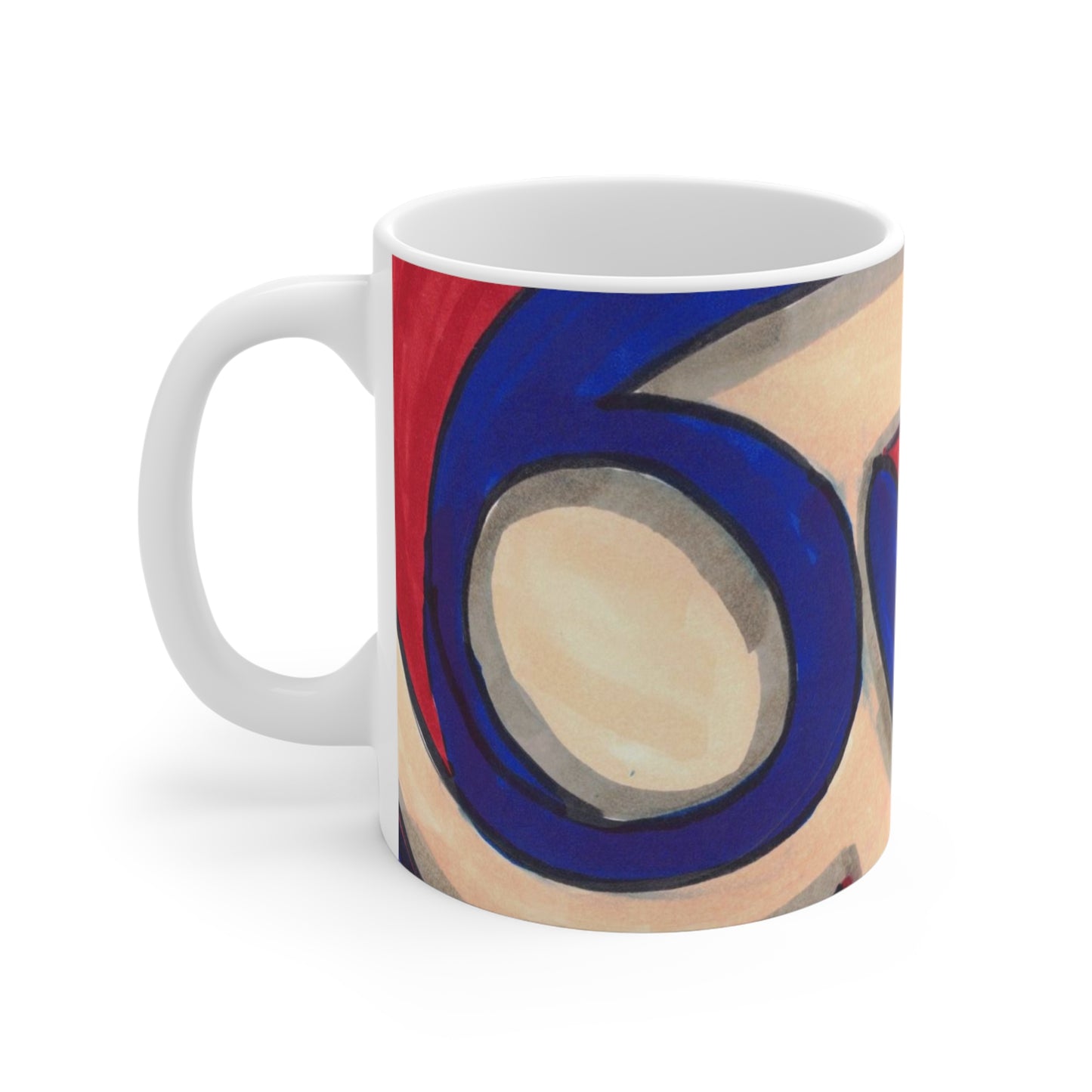 Art 1 Mug from Collection B by LuisFe